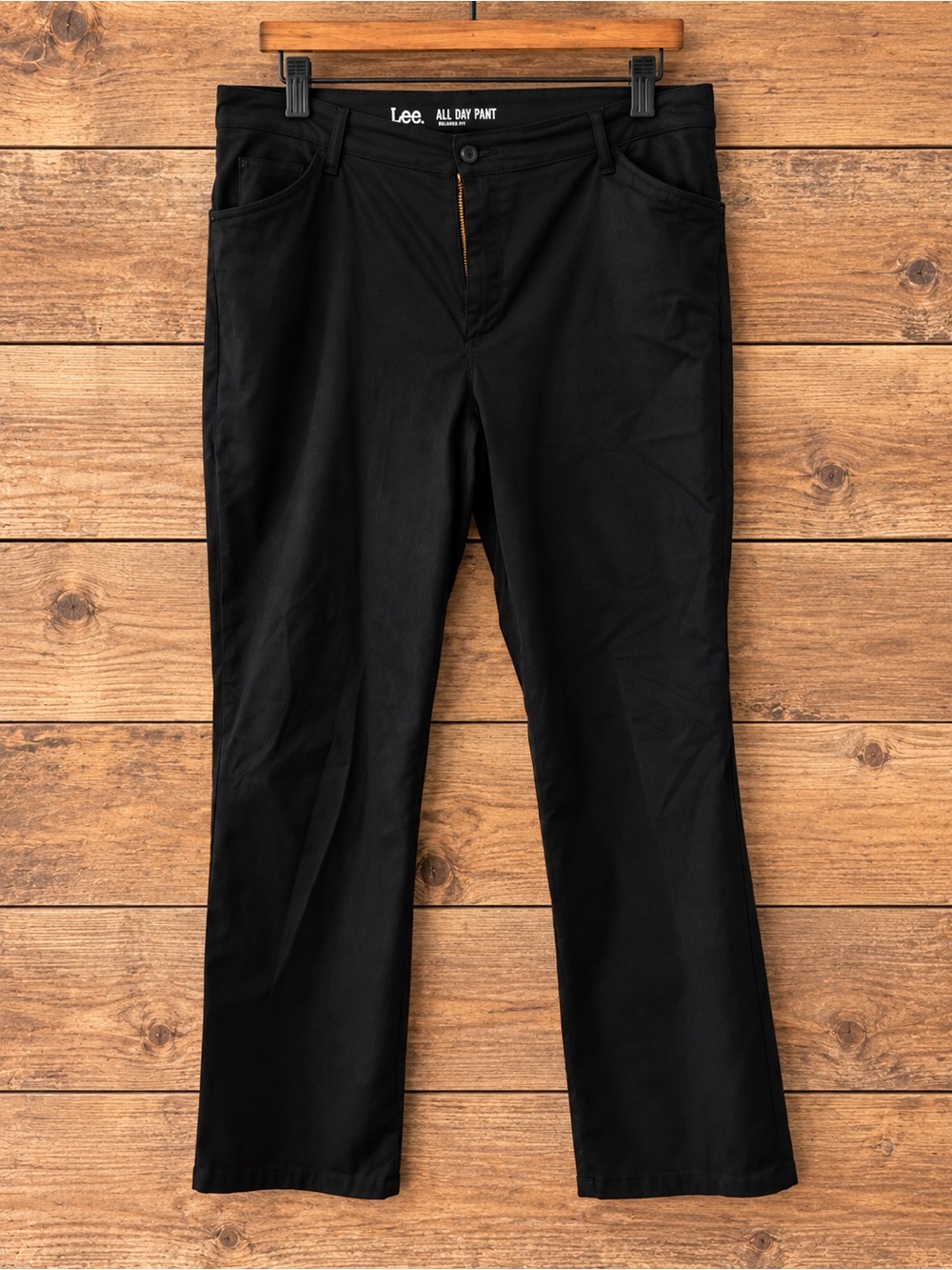 Lee Black Straight Leg All-Day Pants